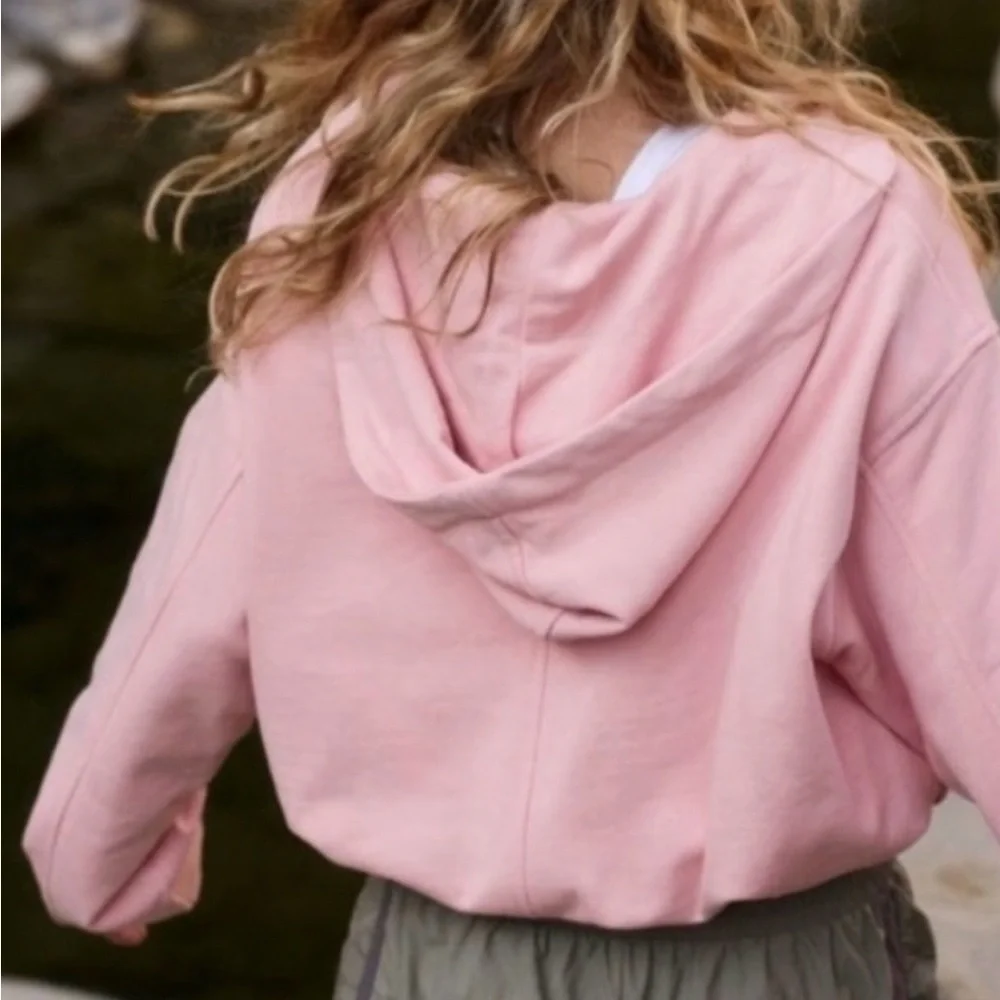 We The Free Pink Bubble Hoodie - Picture 2 of 6